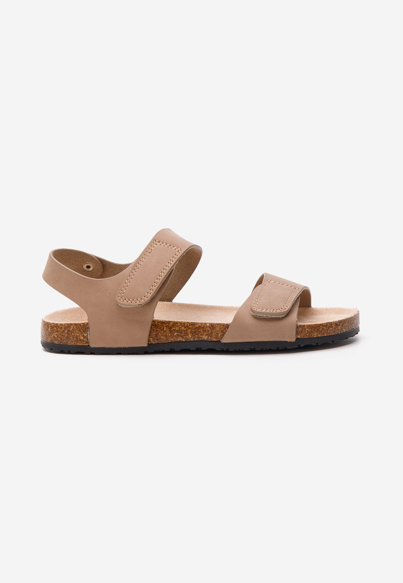 Khaki sandali za deklice Kimina