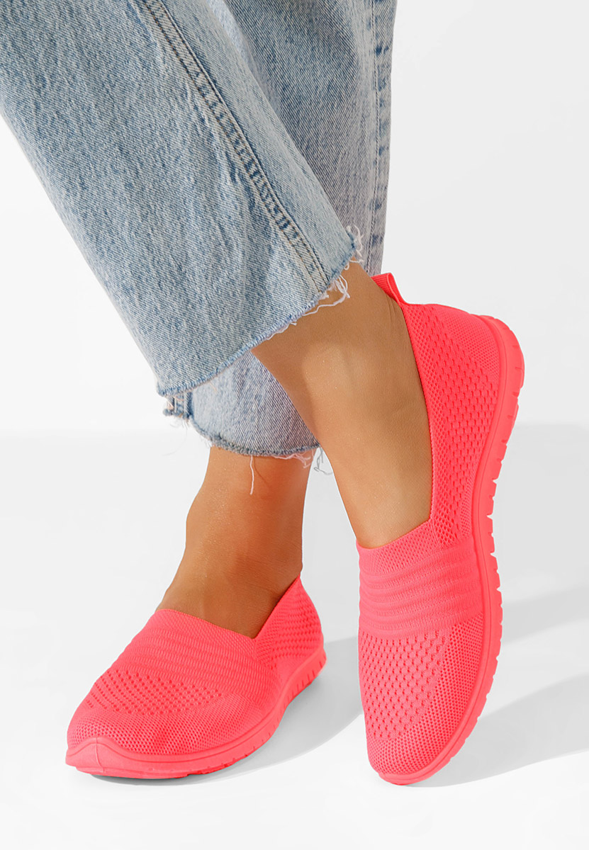 Fuksiové plátené slip-on tenisky Vanna V2