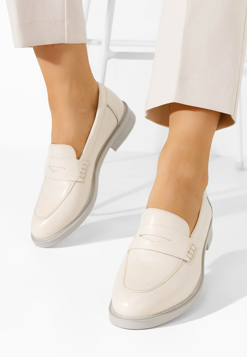Μπεζ loafers γυναικεία Zalaya V2