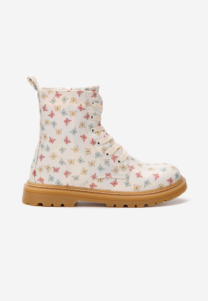 Anfibi bambina beige Butterflies