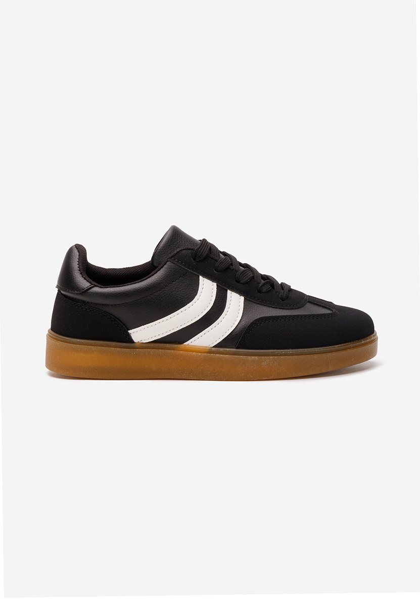 Μαύρα sneakers για αγόρια Ziky