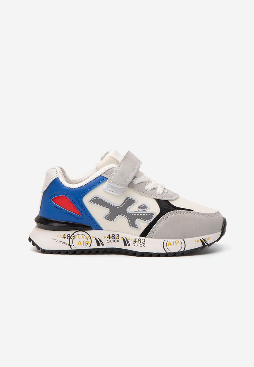 Λευκά sneakers για αγόρια Wippy
