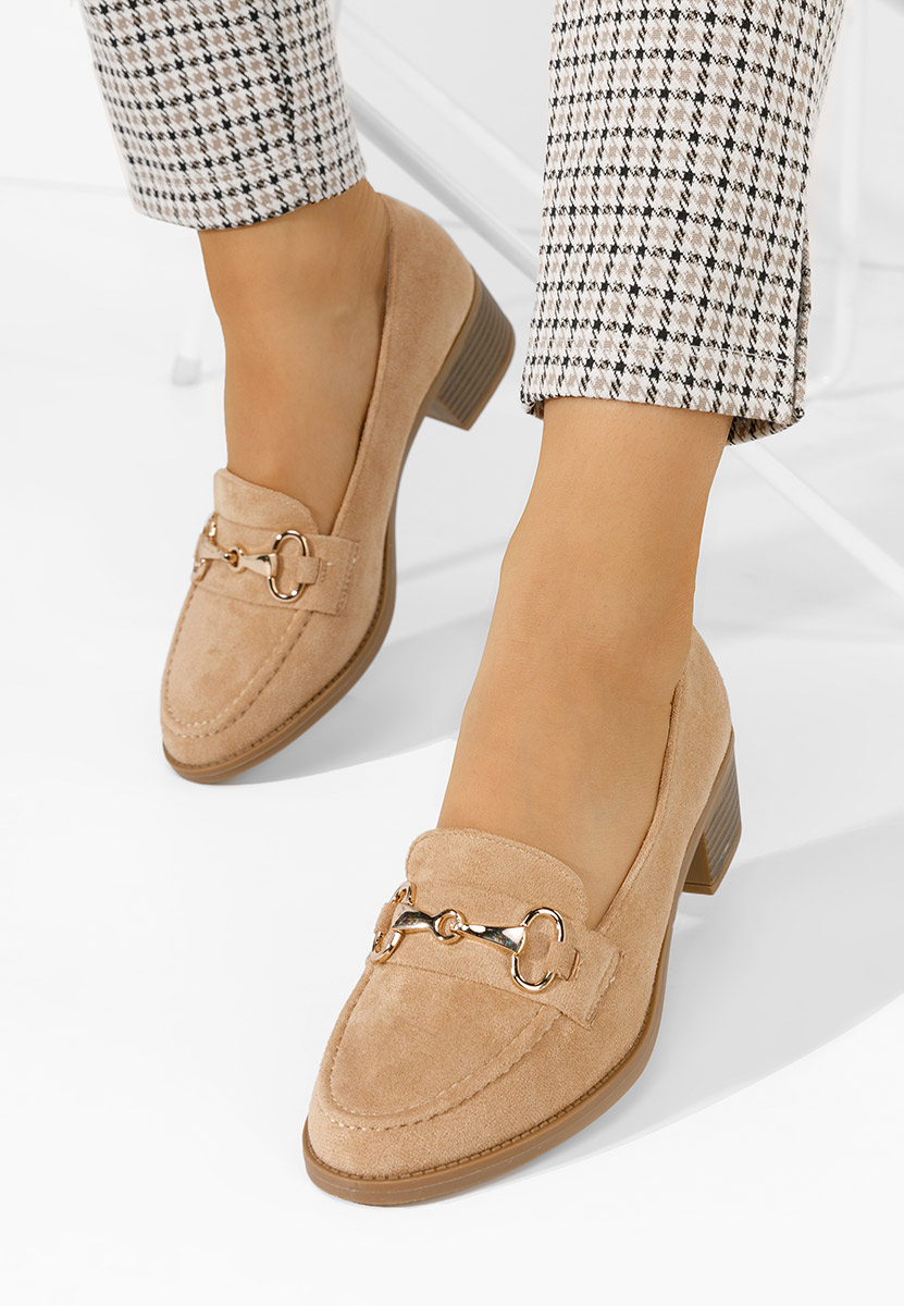 Χακί loafers γυναικεία Empress