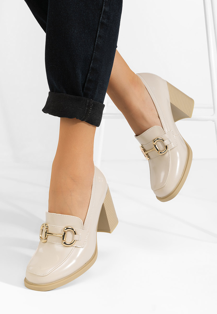 Loafers dama Efora bej