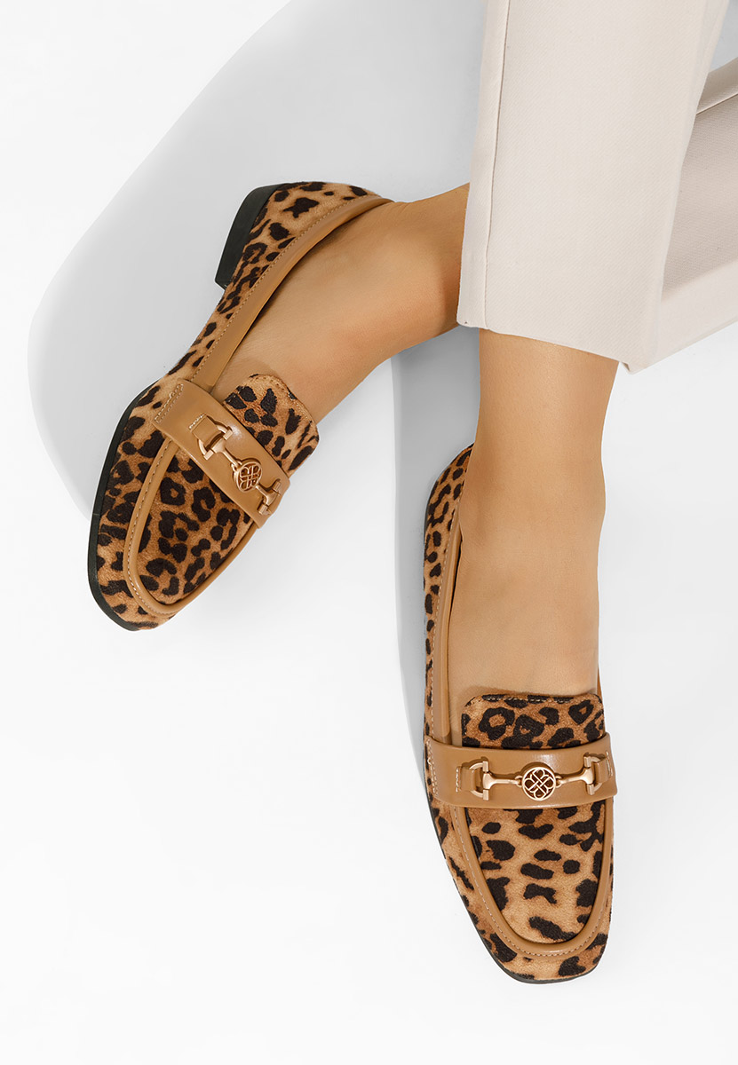 Leopardie dámske mokasíny Carroll
