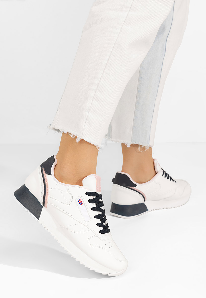 Λευκά sneakers γυναικεία Linny