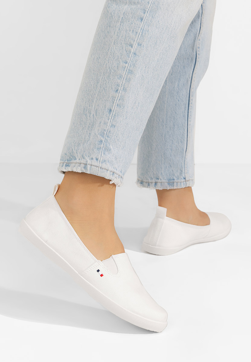 Białe espadryle damskie Jeanyne