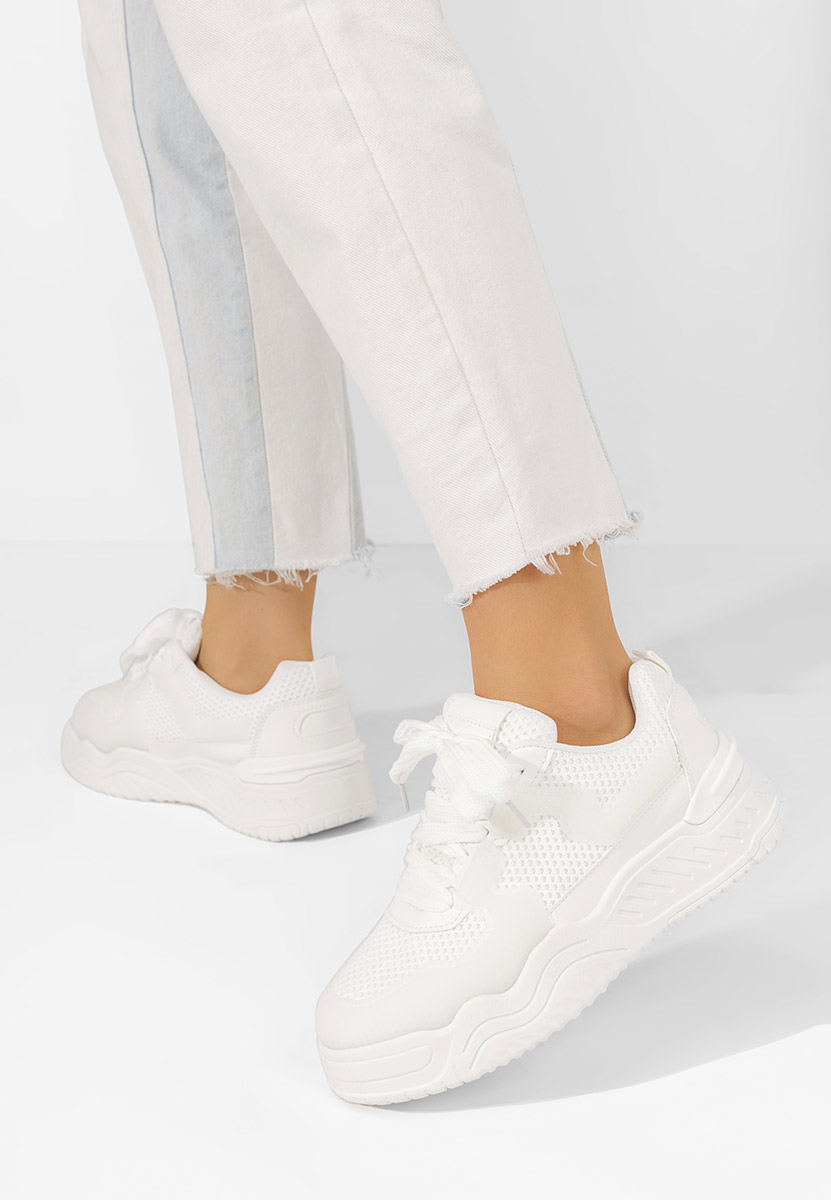 Λευκά sneakers γυναικεία Jerisa