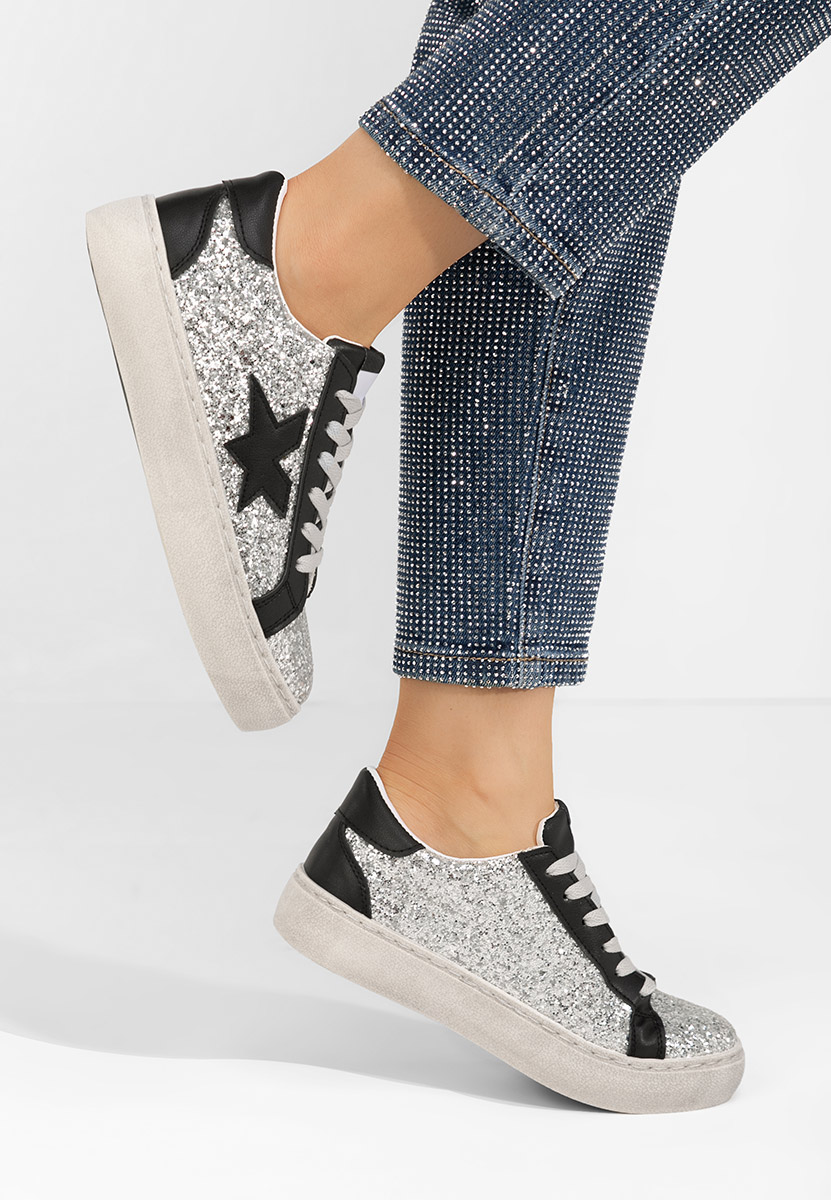 Μαύρα sneakers γυναικεία Vayne