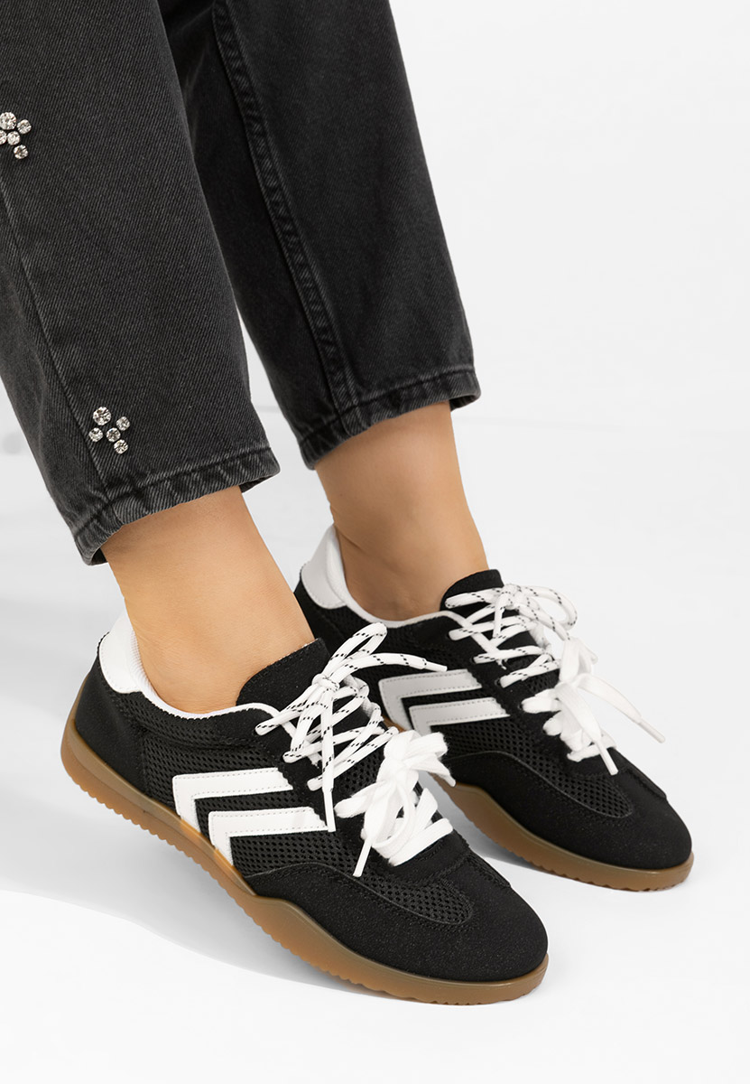 Μαύρα sneakers γυναικεία Sharyl