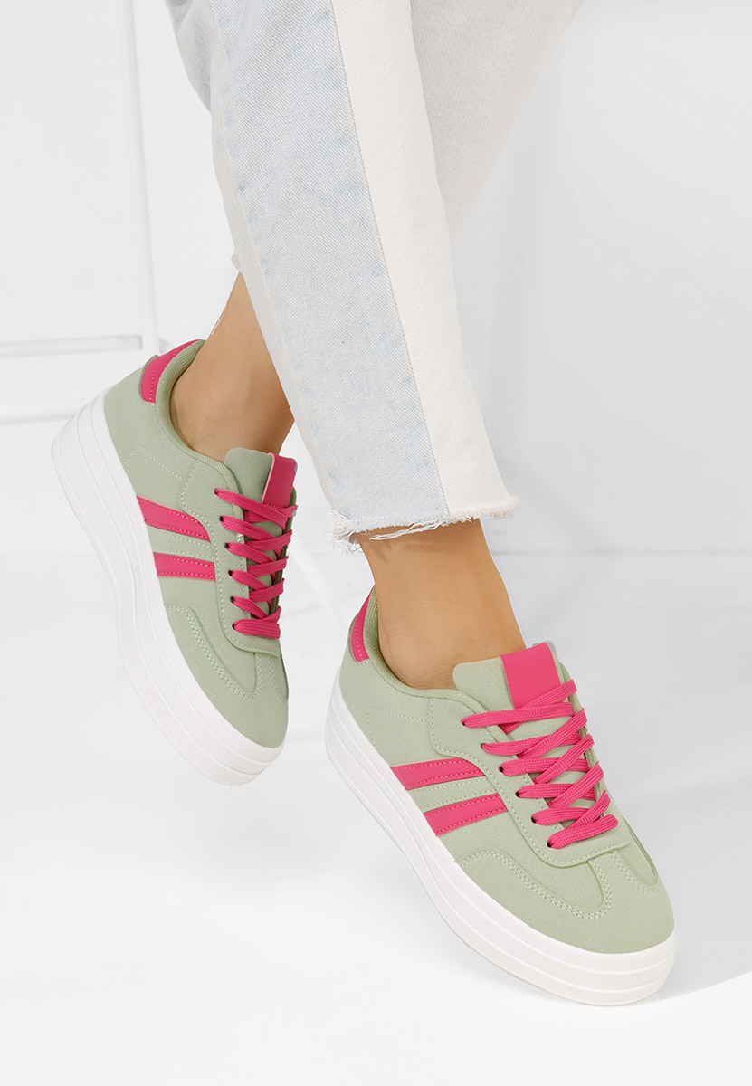 Πράσινα sneakers γυναικεία Allyna