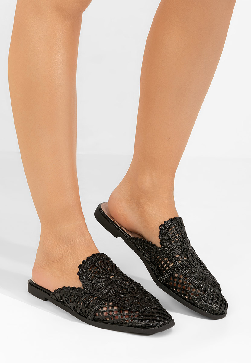 Μαύρα mules Myriam