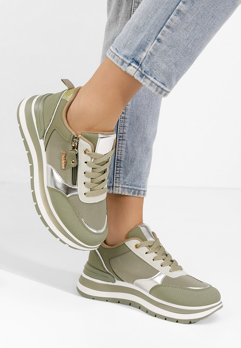 Πράσινα sneakers γυναικεία Florensa