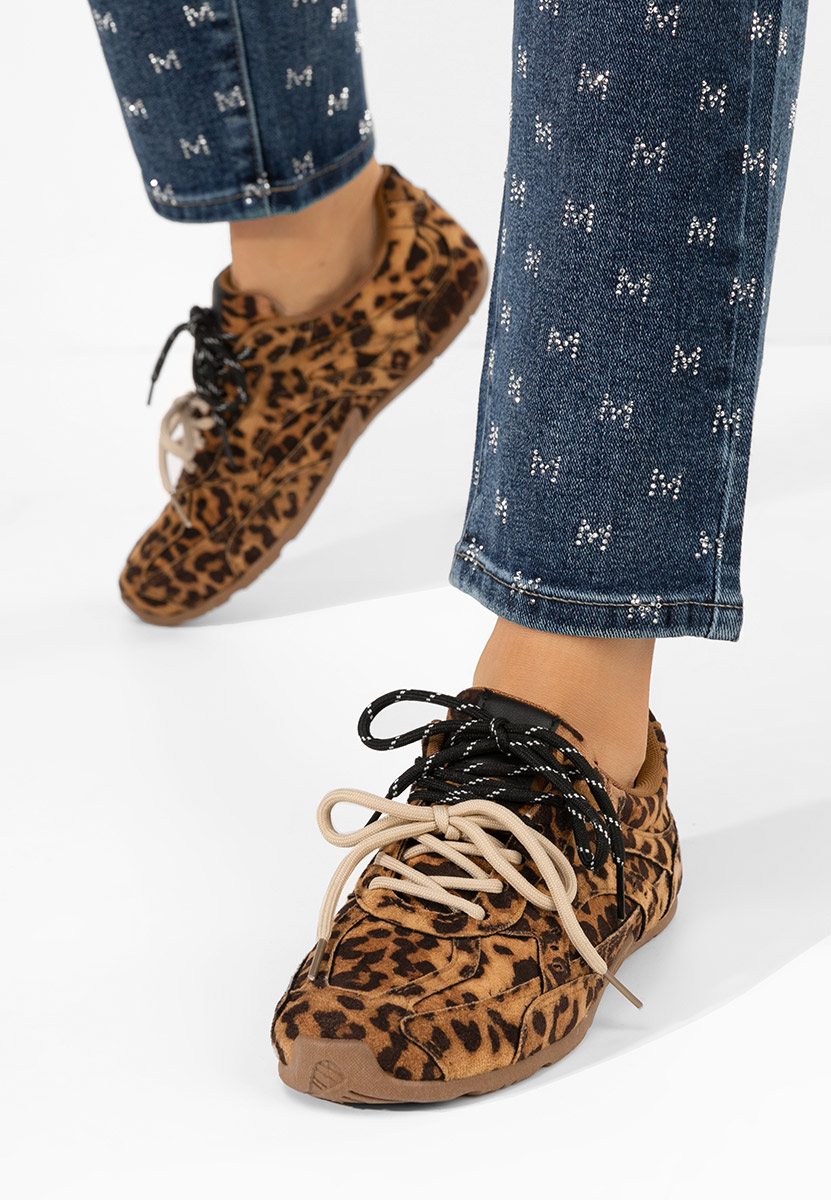 Leopardie dámske tenisky Idylla
