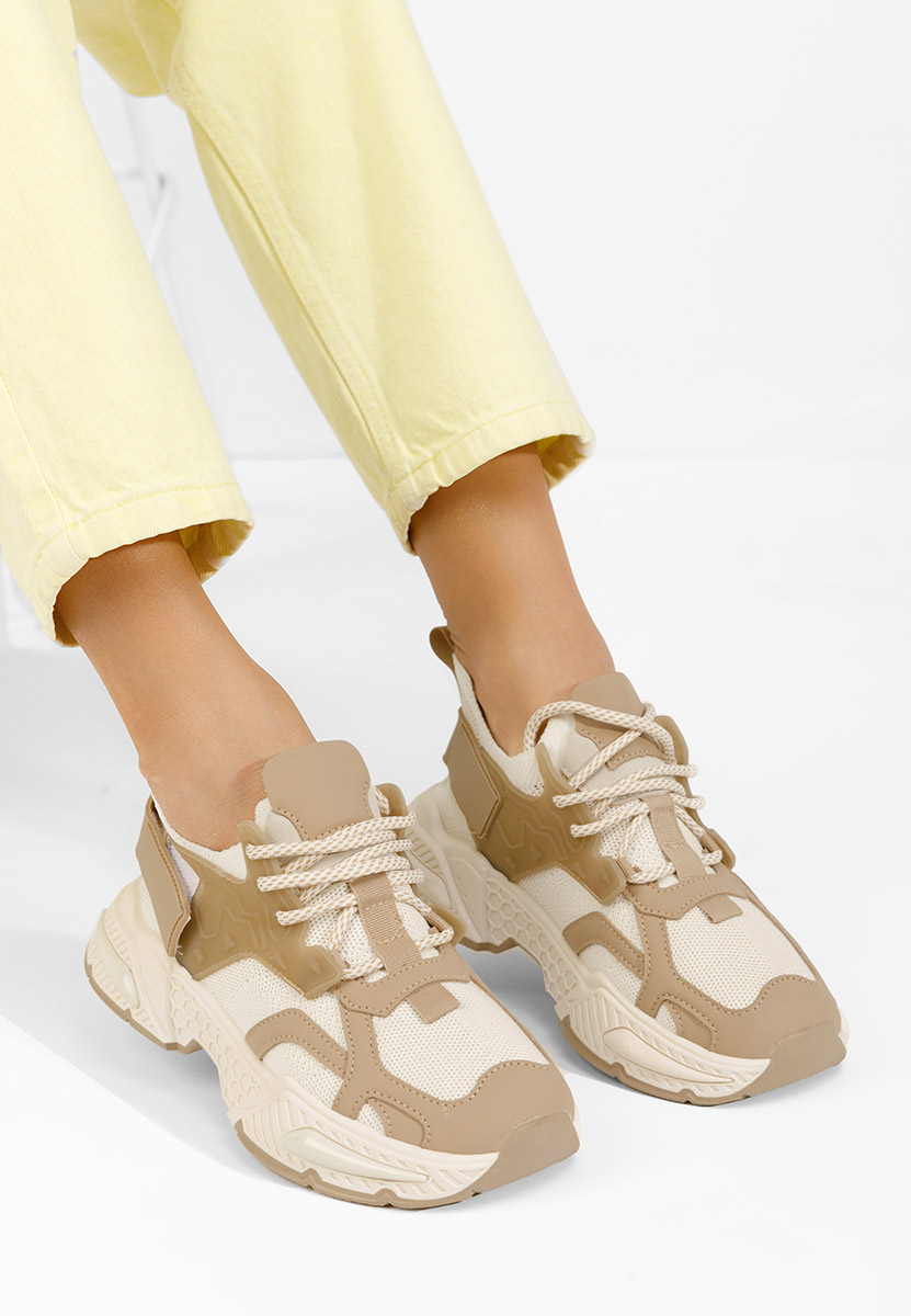 Khaki dámske tenisky Roxann