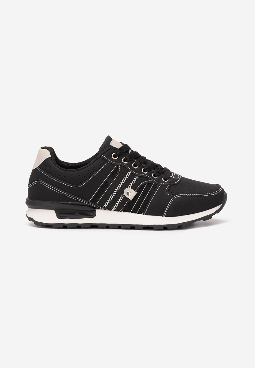 Μαύρα ανδρικά sneakers Melcor