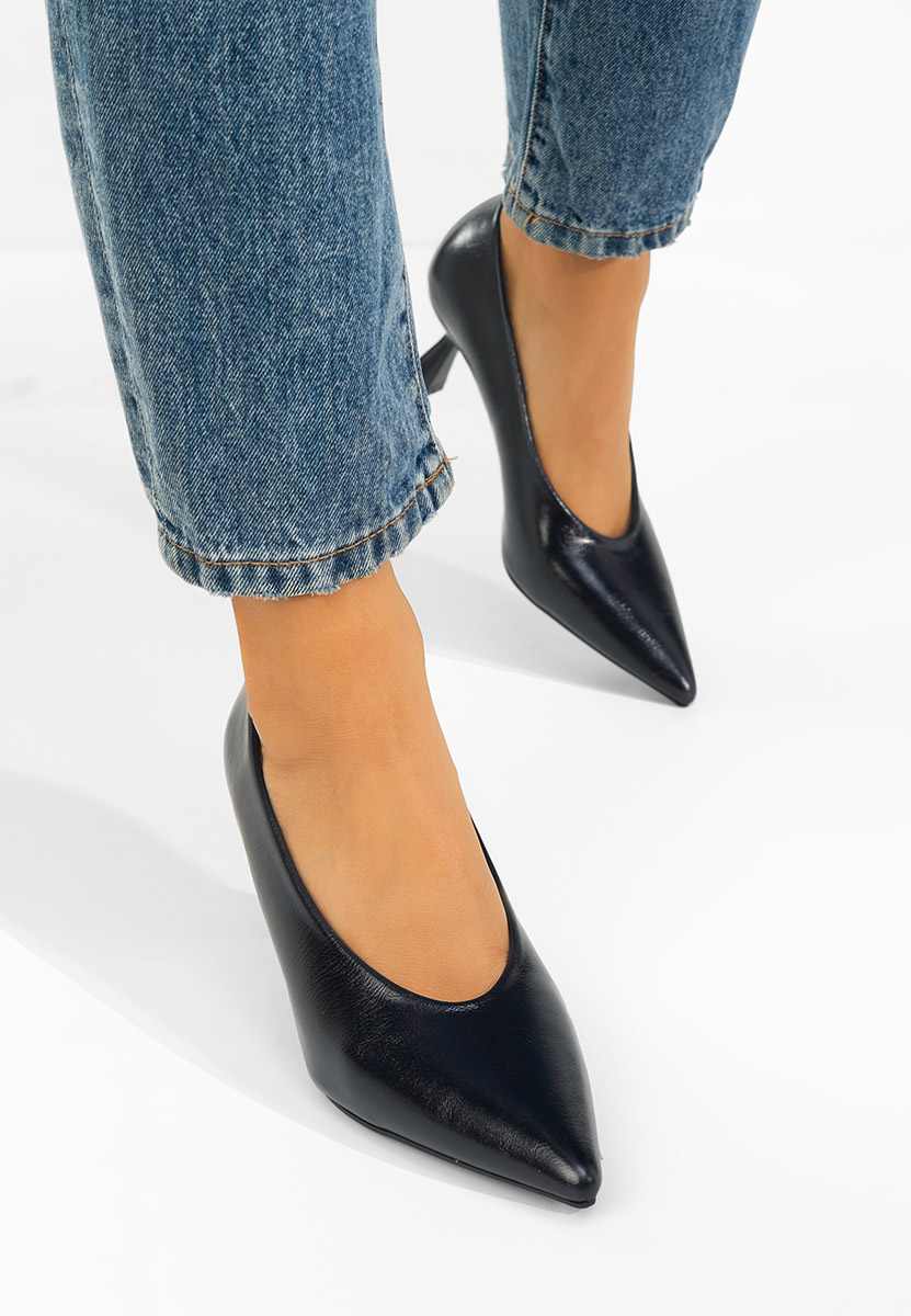 Pantofi stiletto Glacia navy