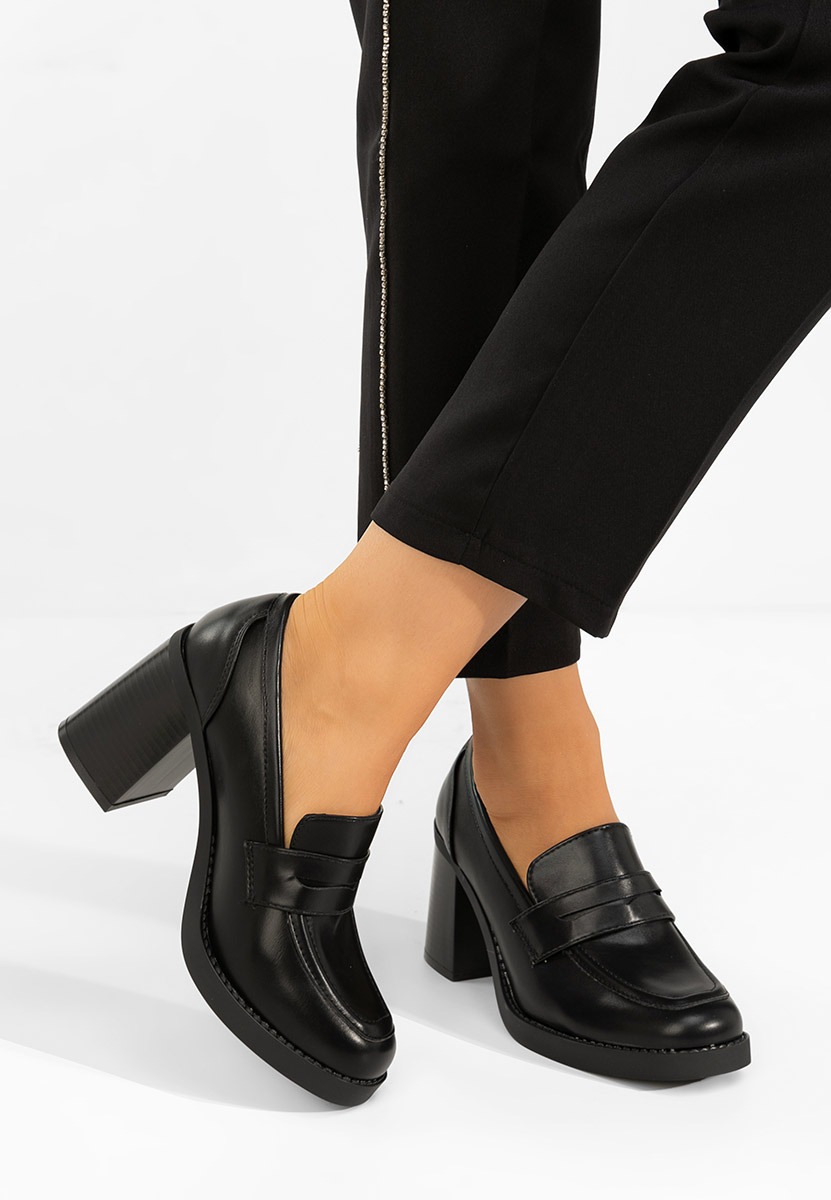 Loafers dama Zenova negri