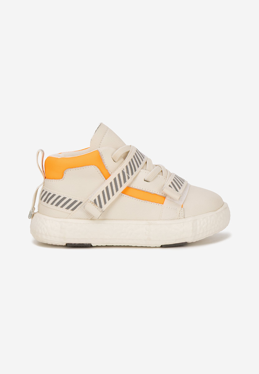 Μπεζ παιδικά sneakers Glenya