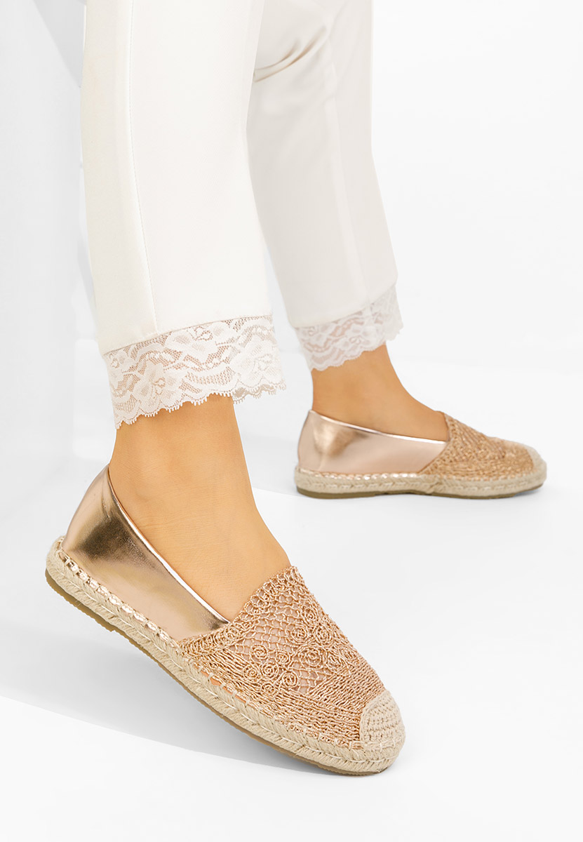 Šampanské dámske espadrilky Thaisa