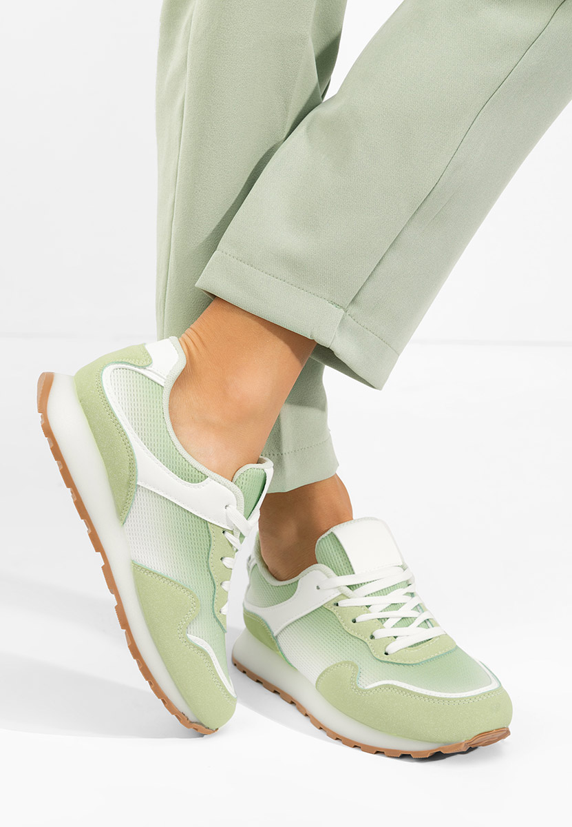Πράσινα sneakers γυναικεία Selinia