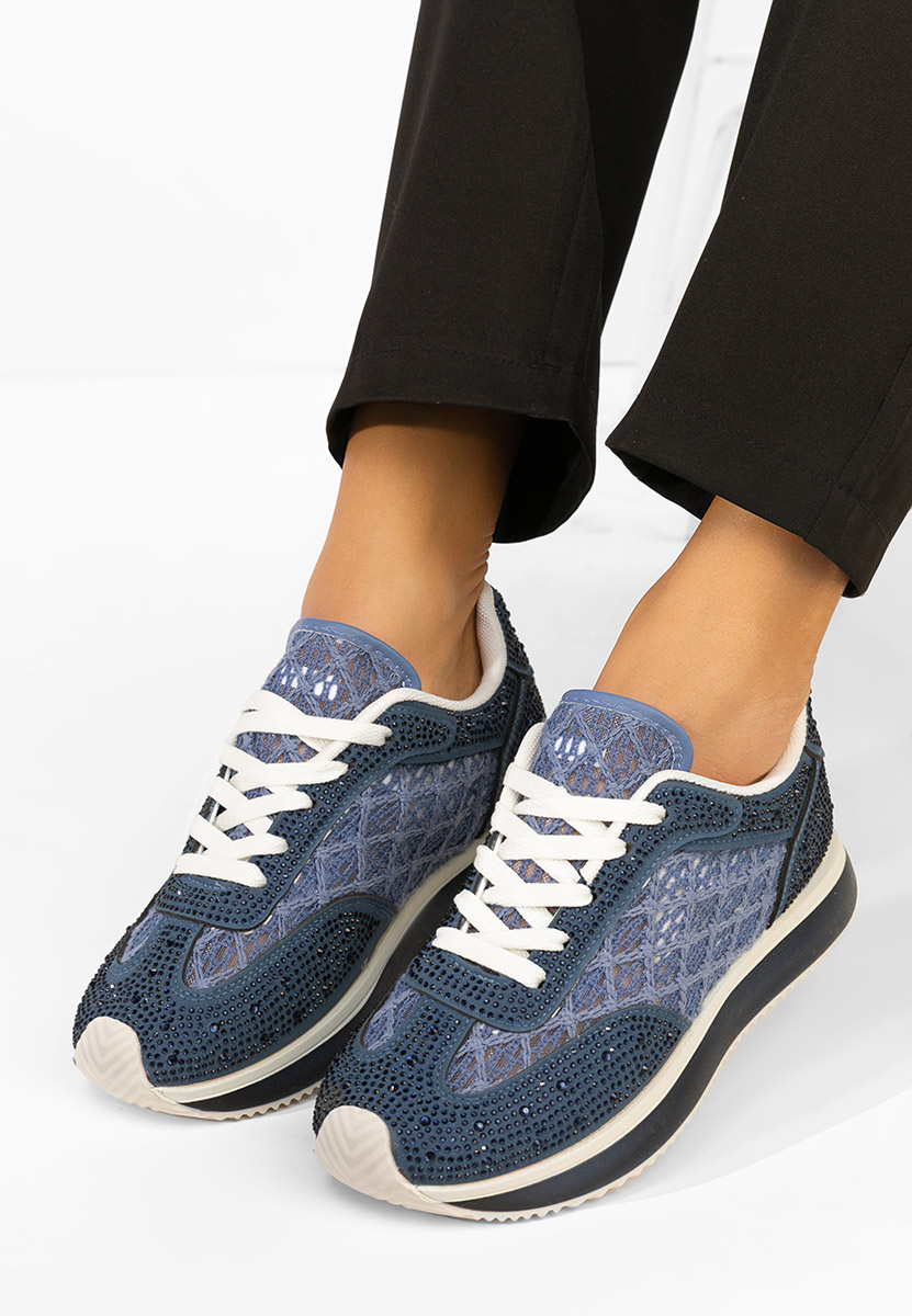 Μπλε sneakers γυναικεία Dorimia