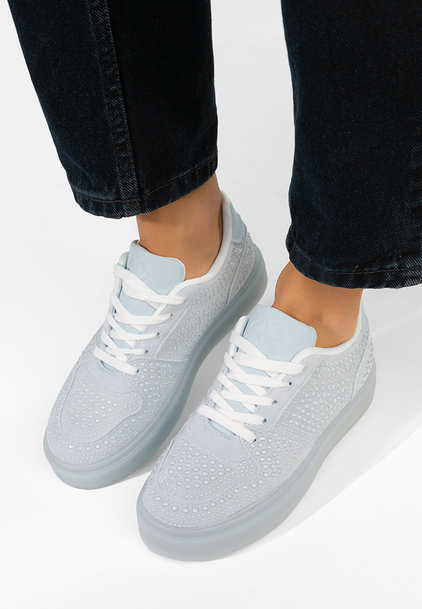 Μπλε sneakers γυναικεία Olivina