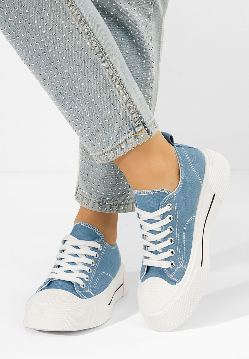 Denim ženske platnene tenisice Jessia