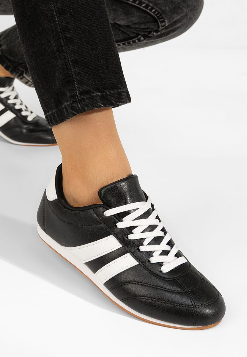 Μαύρα sneakers γυναικεία Katlyna