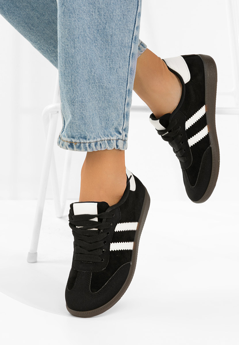 Μαύρα sneakers γυναικεία Irenya V2