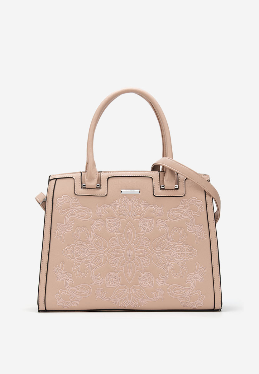 Розова дамска чанта за ръка Silvia Rosa 25S508