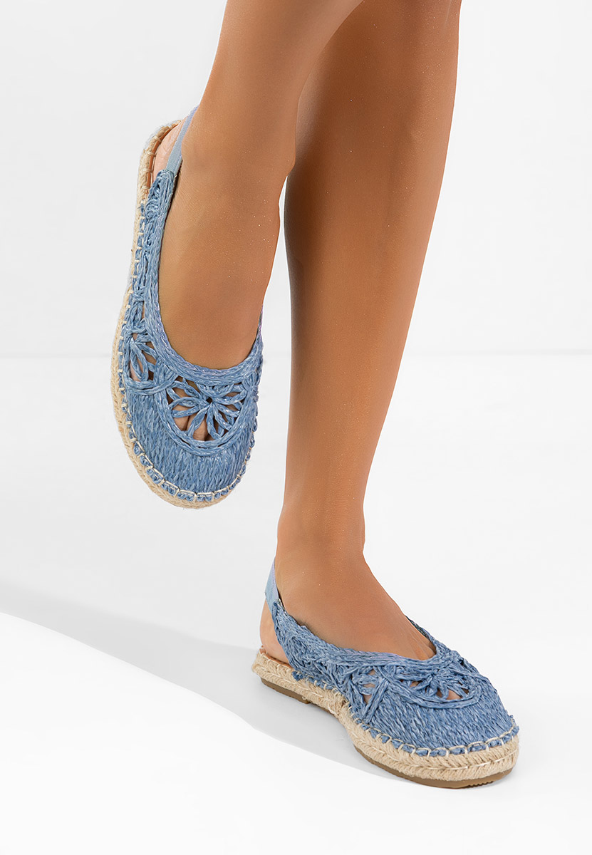 Modré dámske espadrilky Mistala