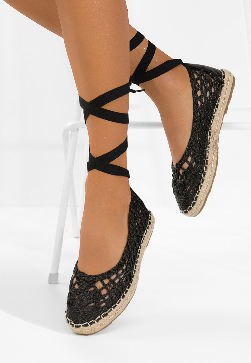 Čierne espadrilky Kaddeia
