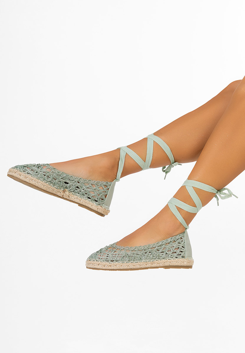 Zelené espadrilky Kaddeia