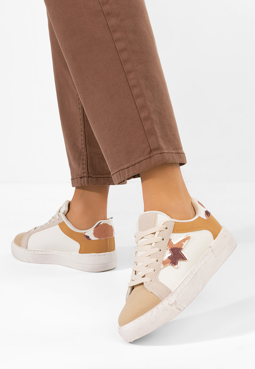 Χακί sneakers γυναικεία Steliana
