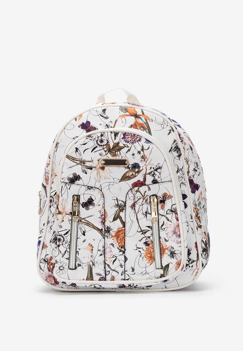 Zaino donna bianco Floryna