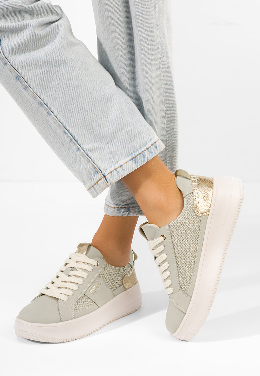Sneakers dama piele Eusenia verzi