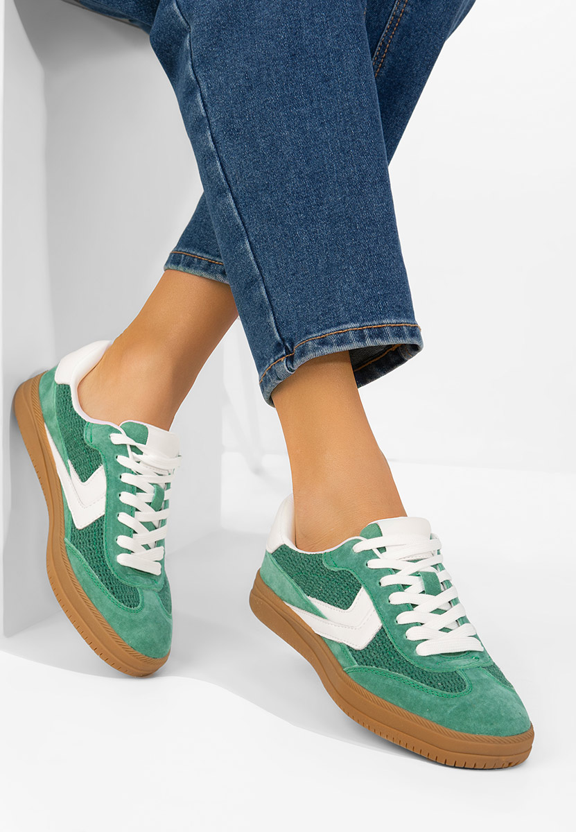 Sneakers dama piele Somia verzi