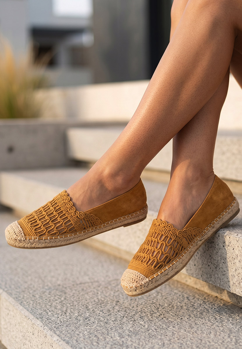 Espadrillas donna cammello Henley