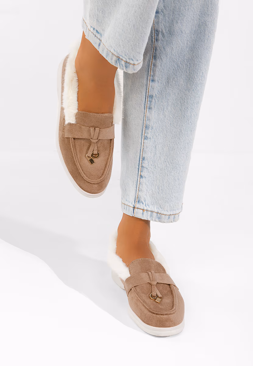 Loafers dama Semilla kaki