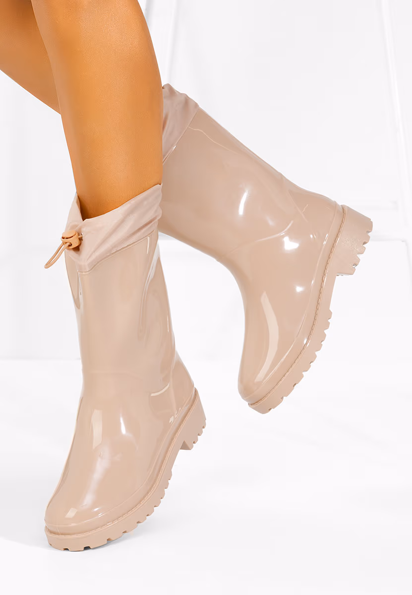 Beżowe kalosze Rainny