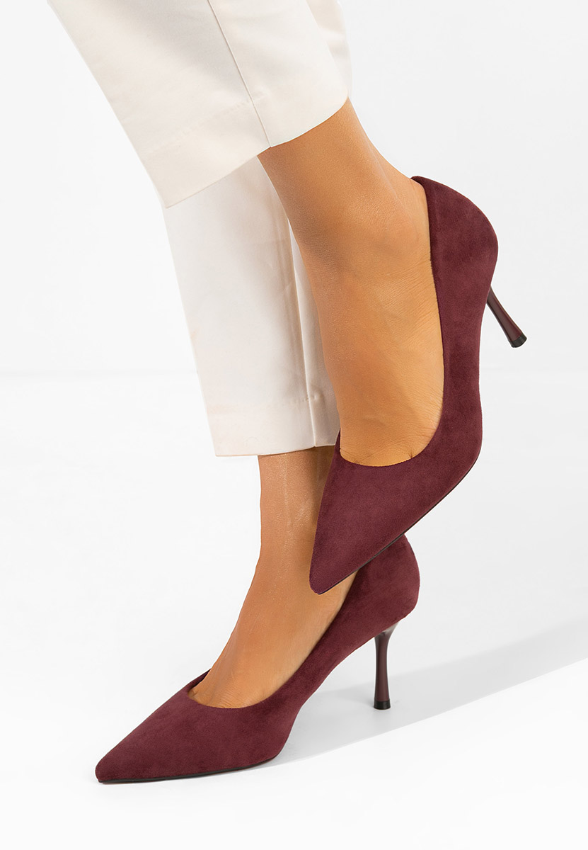 Pantofi stiletto Antoneia grena