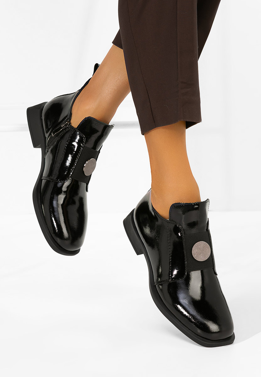 Ghete dama piele Mikona negre