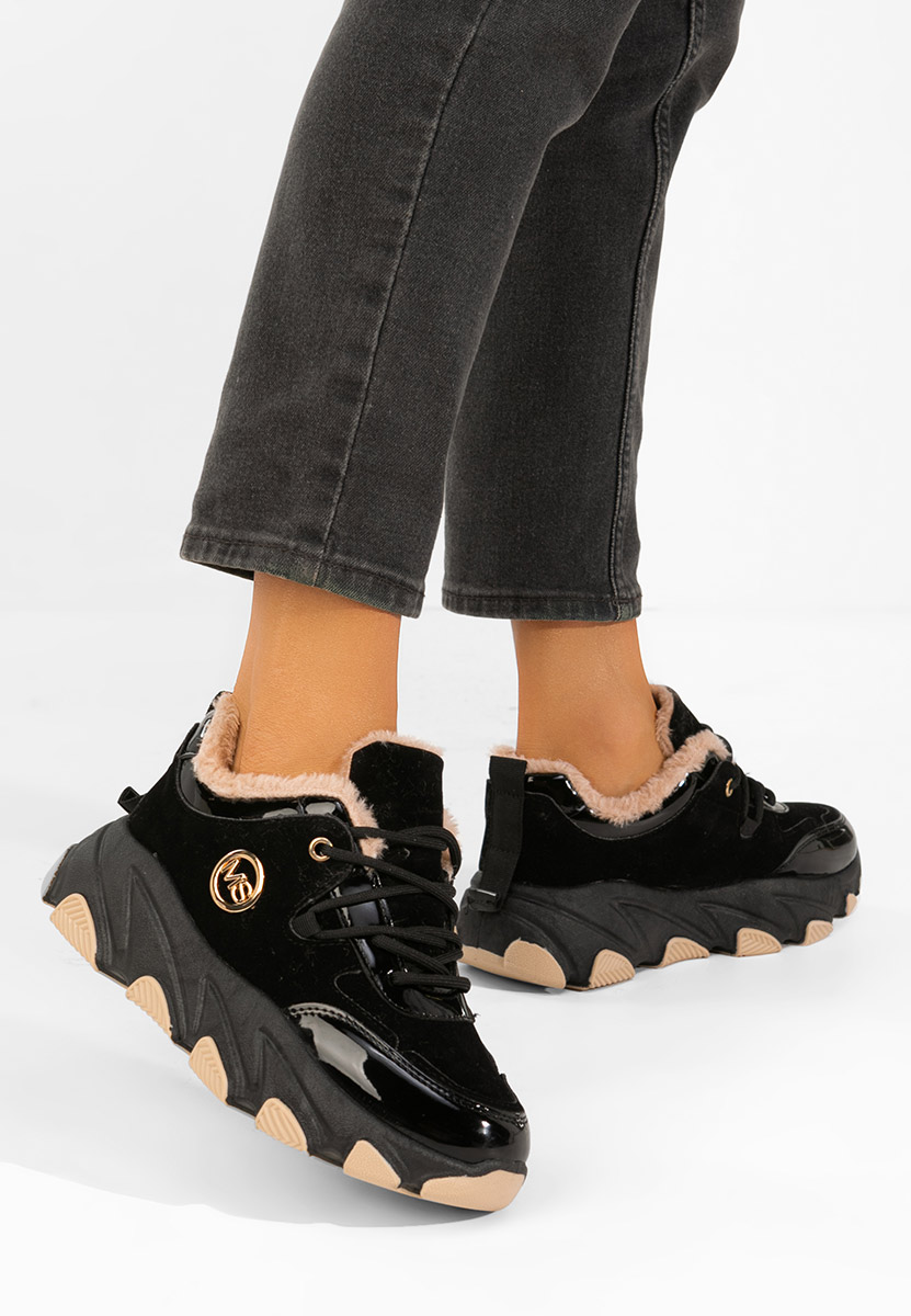 Sneakers dama imblaniti Kafara negri