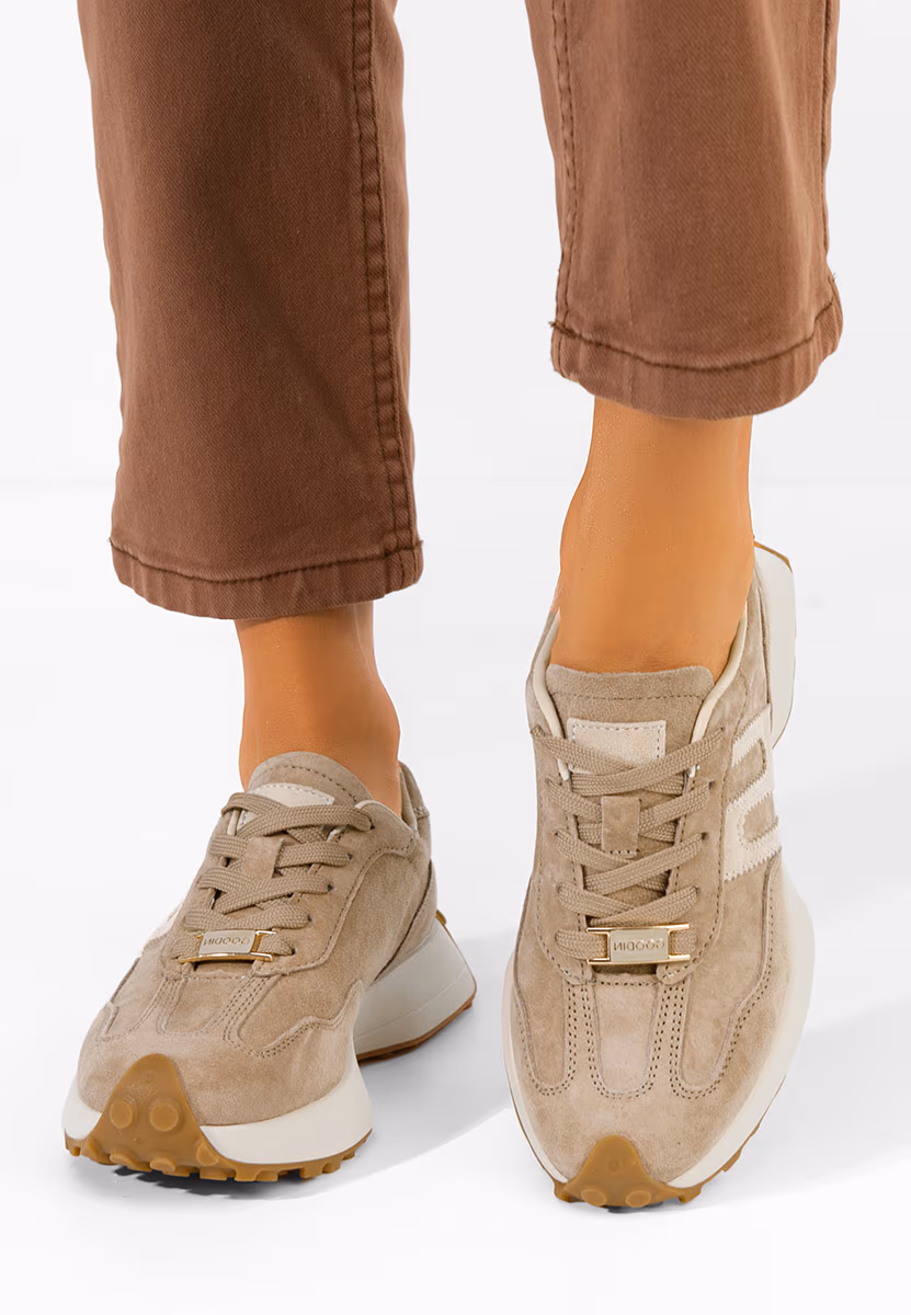 Sneakers dama piele Samiara bej