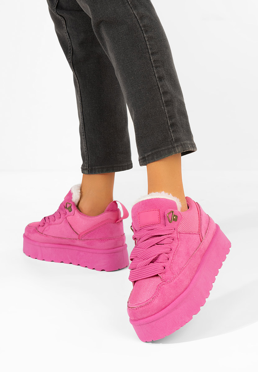 Sneakers cu platformă Isariel fucsia