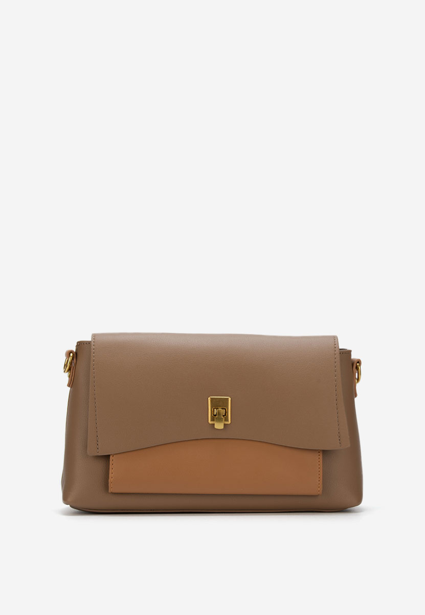 Borsa a spalla marrone Nerra V2