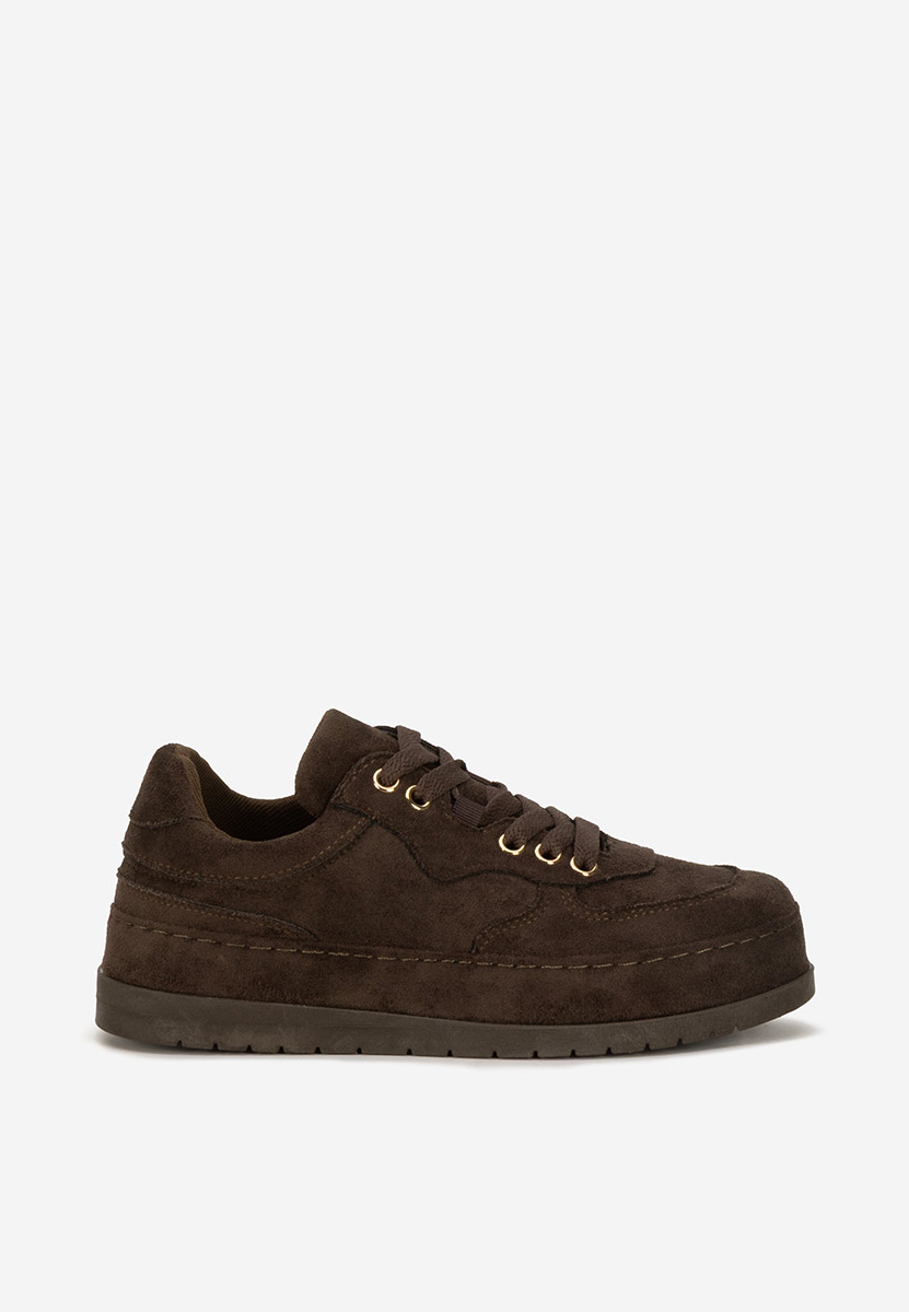 Sneakers dama cu platforma ascunsa Kaiali maro