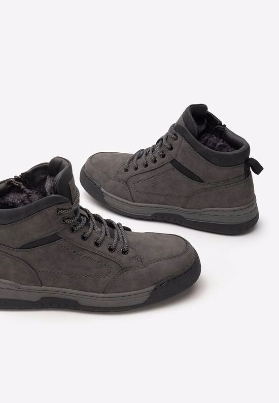 Bottines homme grises Santos