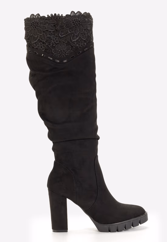 Cizme lungi dama negre Vienne